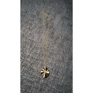 Radiant Eclipse Abstract Pendant Necklace